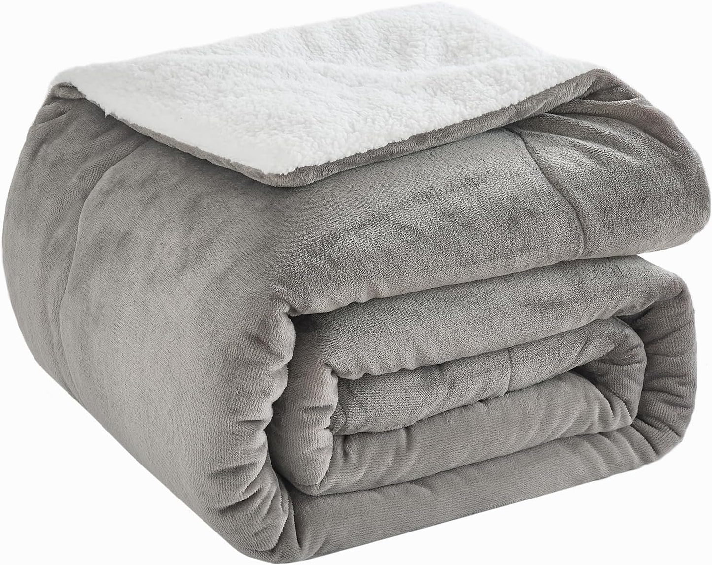CHOSHOME Sherpa Fleece Blanket - Thick Warm Blanket for Winter