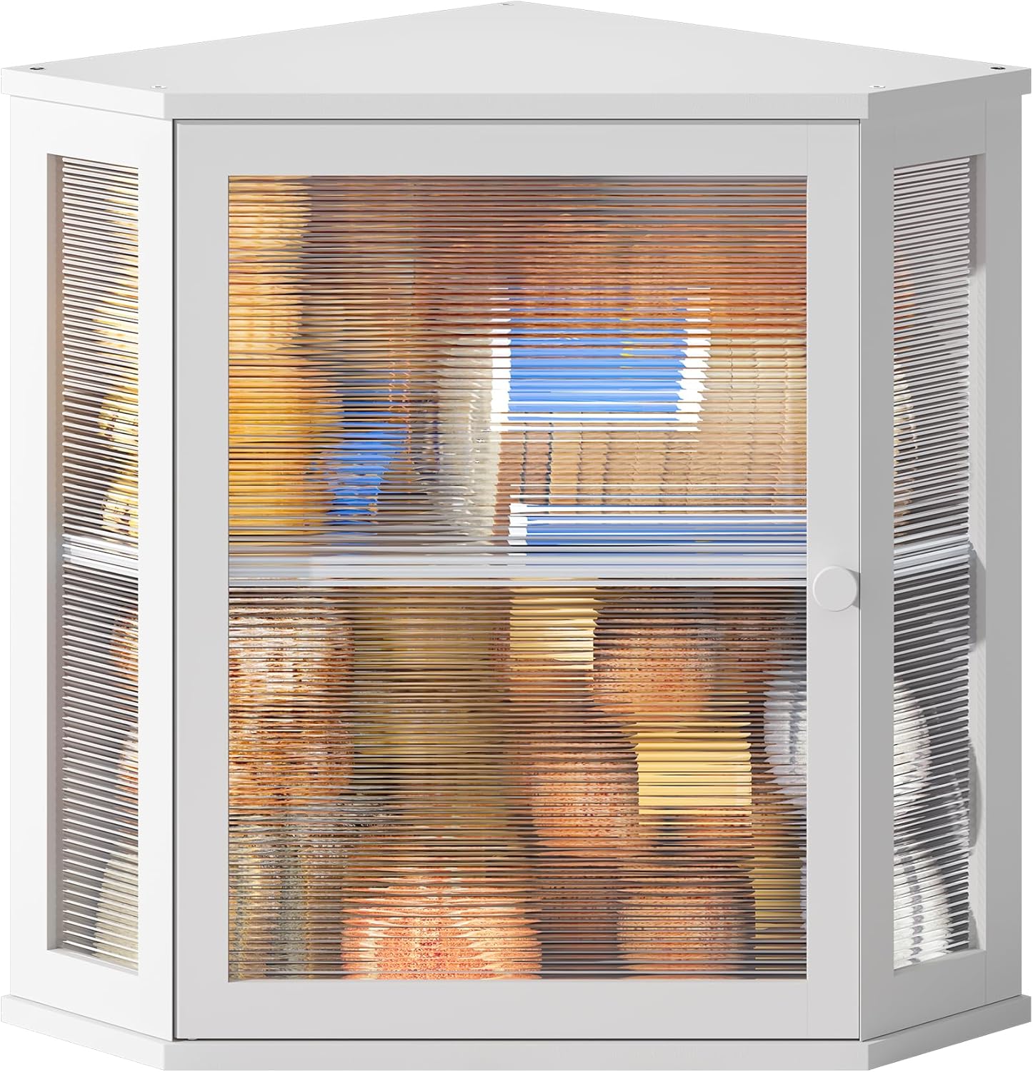 BMOSU Corner Bread Box for Kitchen Countertop - Large Capacity