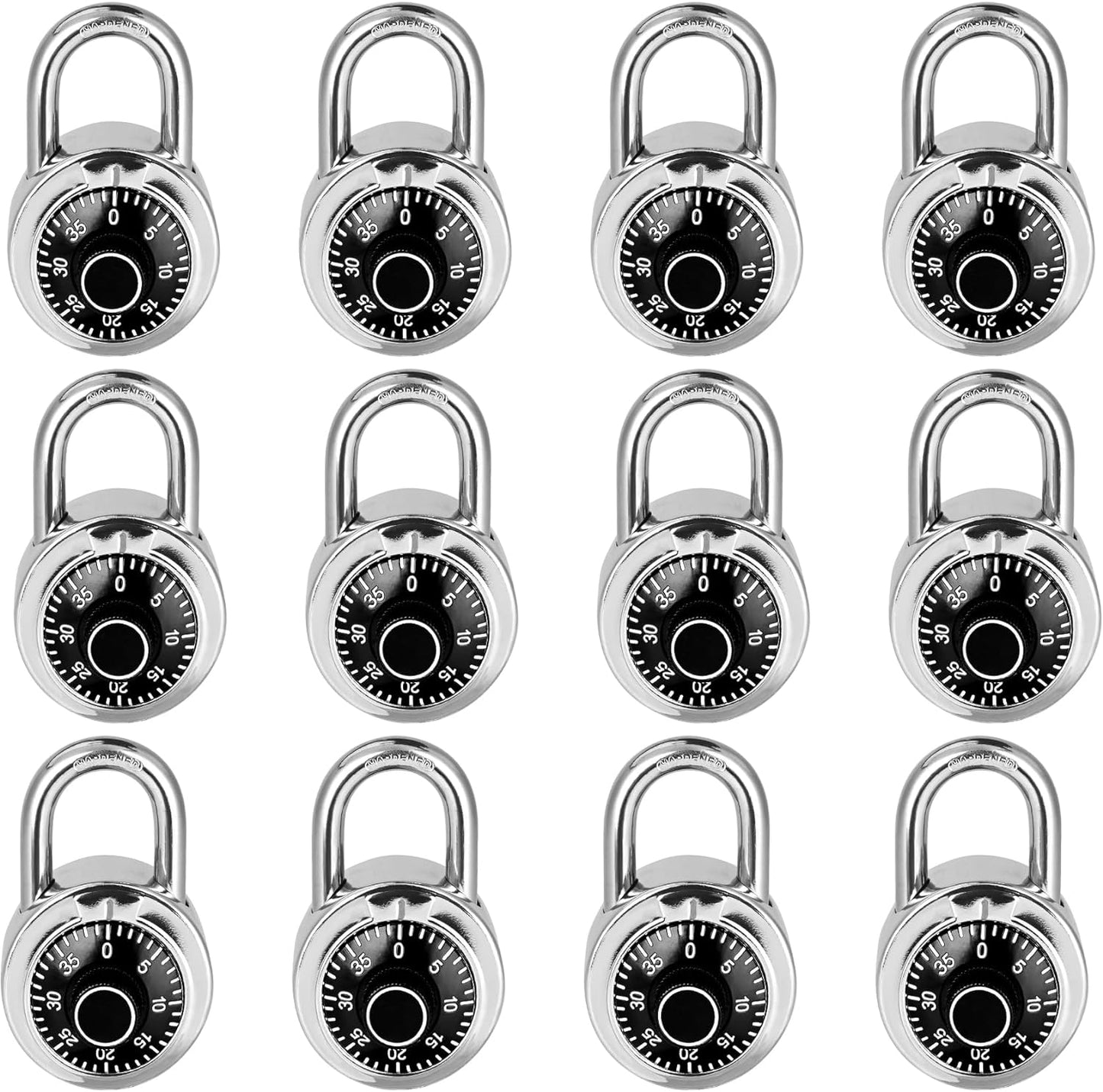 Combination Lock with Fixed Three Digital Code for Security