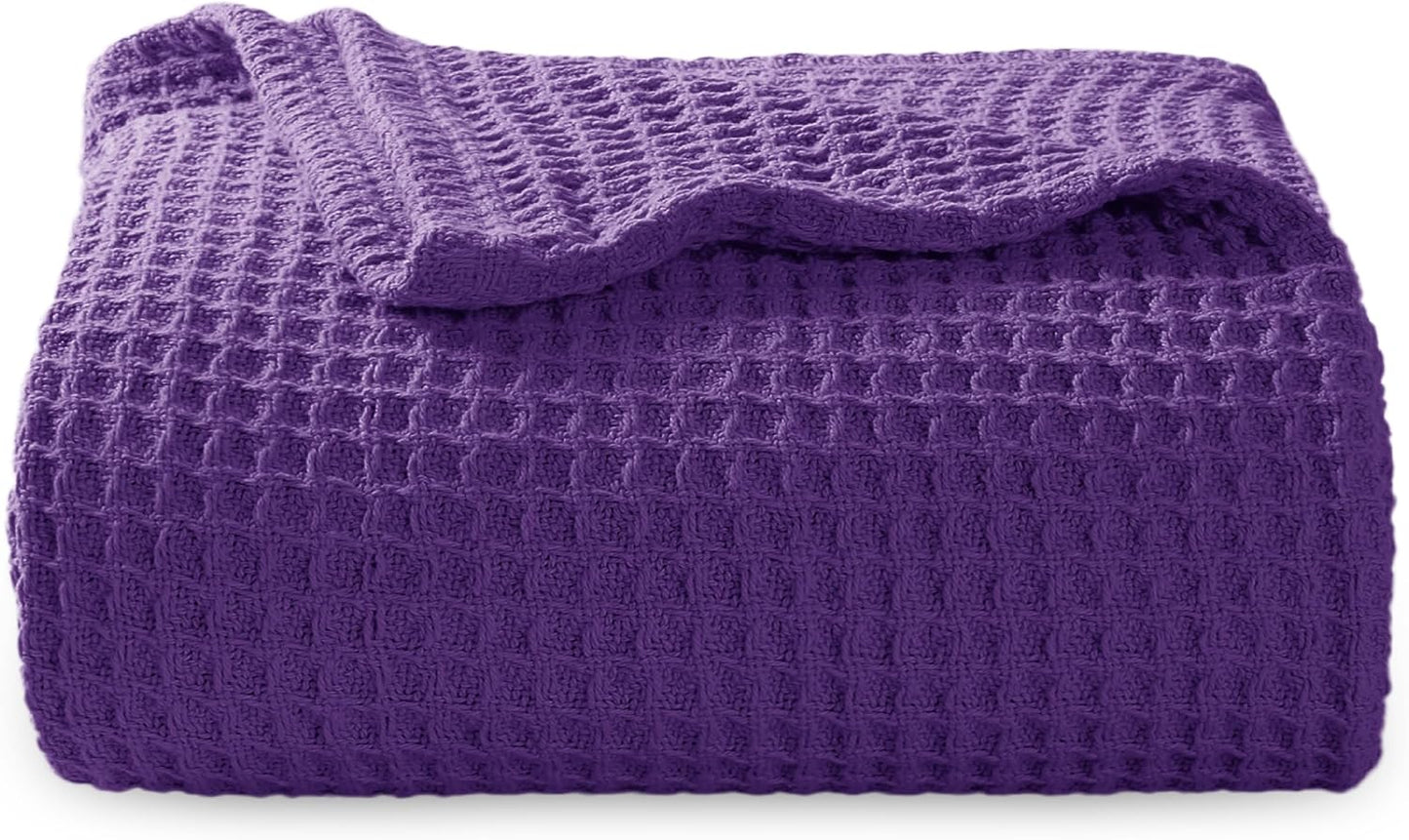 Gentlesoft 100% Cotton Blanket for Twin XL Dorm Room Essentials