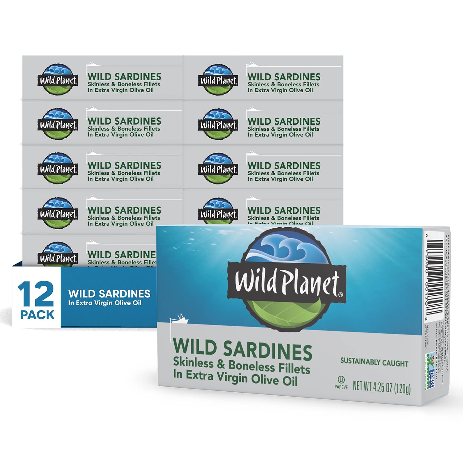 Wild Sardines in Extra Virgin Olive Oil - Delicious & Nutritious