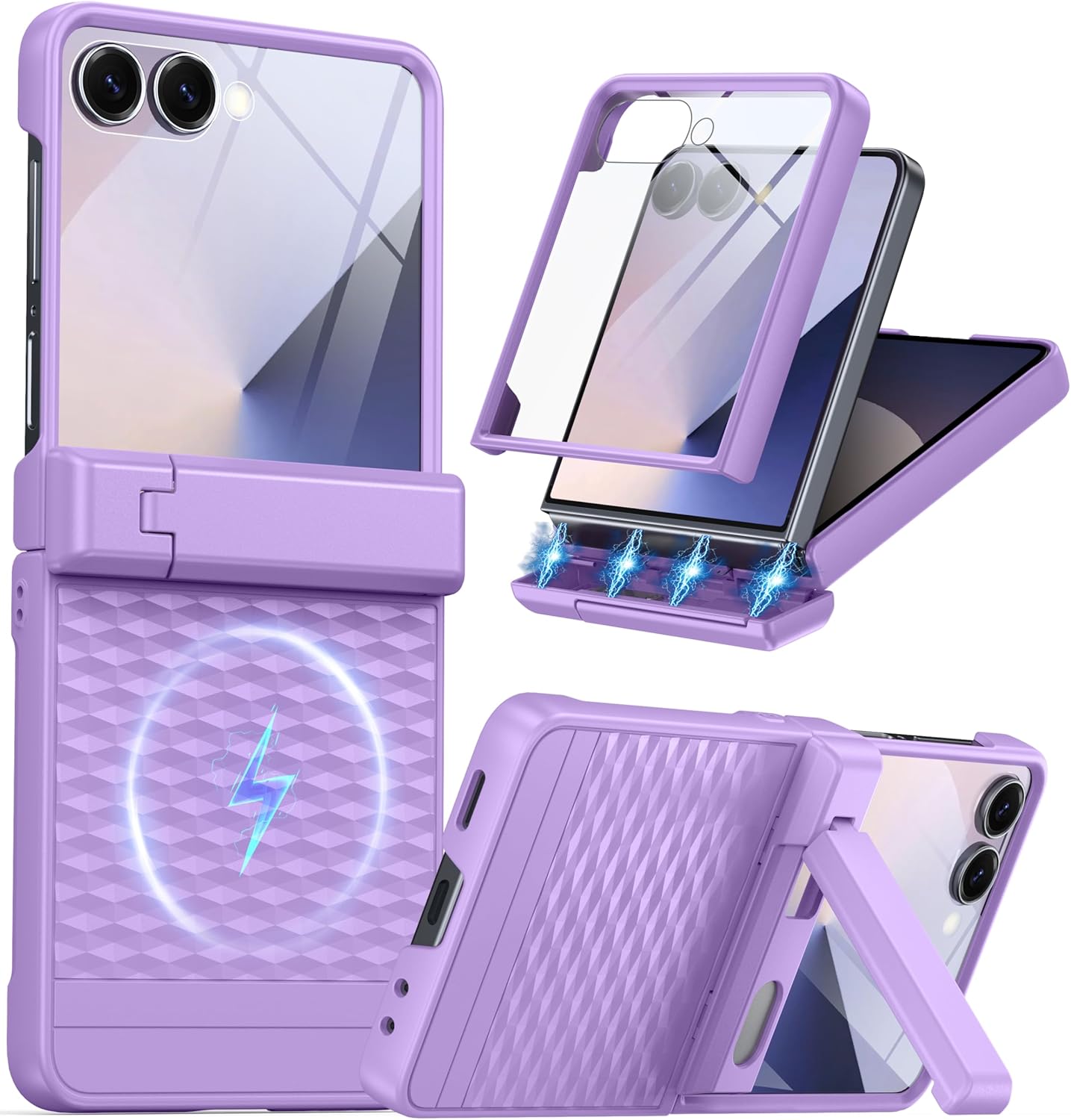 Magnetic Case for Samsung Galaxy Z Flip 7 with Hinge Protection