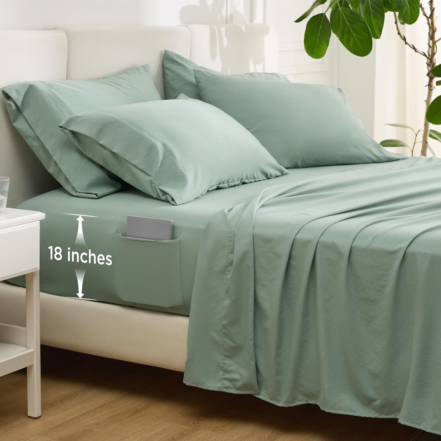 Bedsure Deep Pocket Queen Sheets Set for Ultimate Comfort