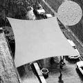 ShadeMart 8 ft x 18 ft Grey Waterproof Shade Sail - Durable UV