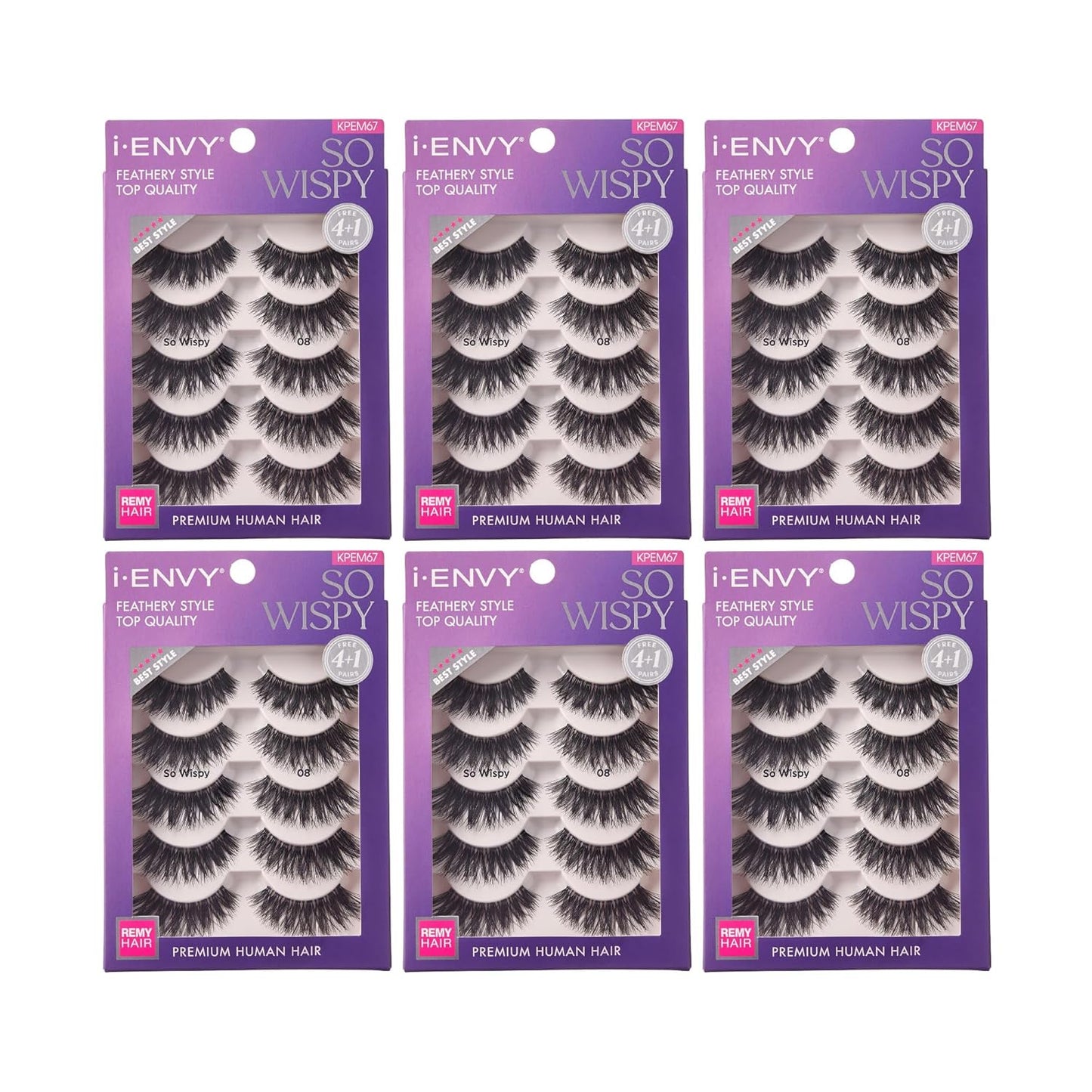 i-ENVY So Wispy Multi Pack Natural Lashes for Stunning Looks