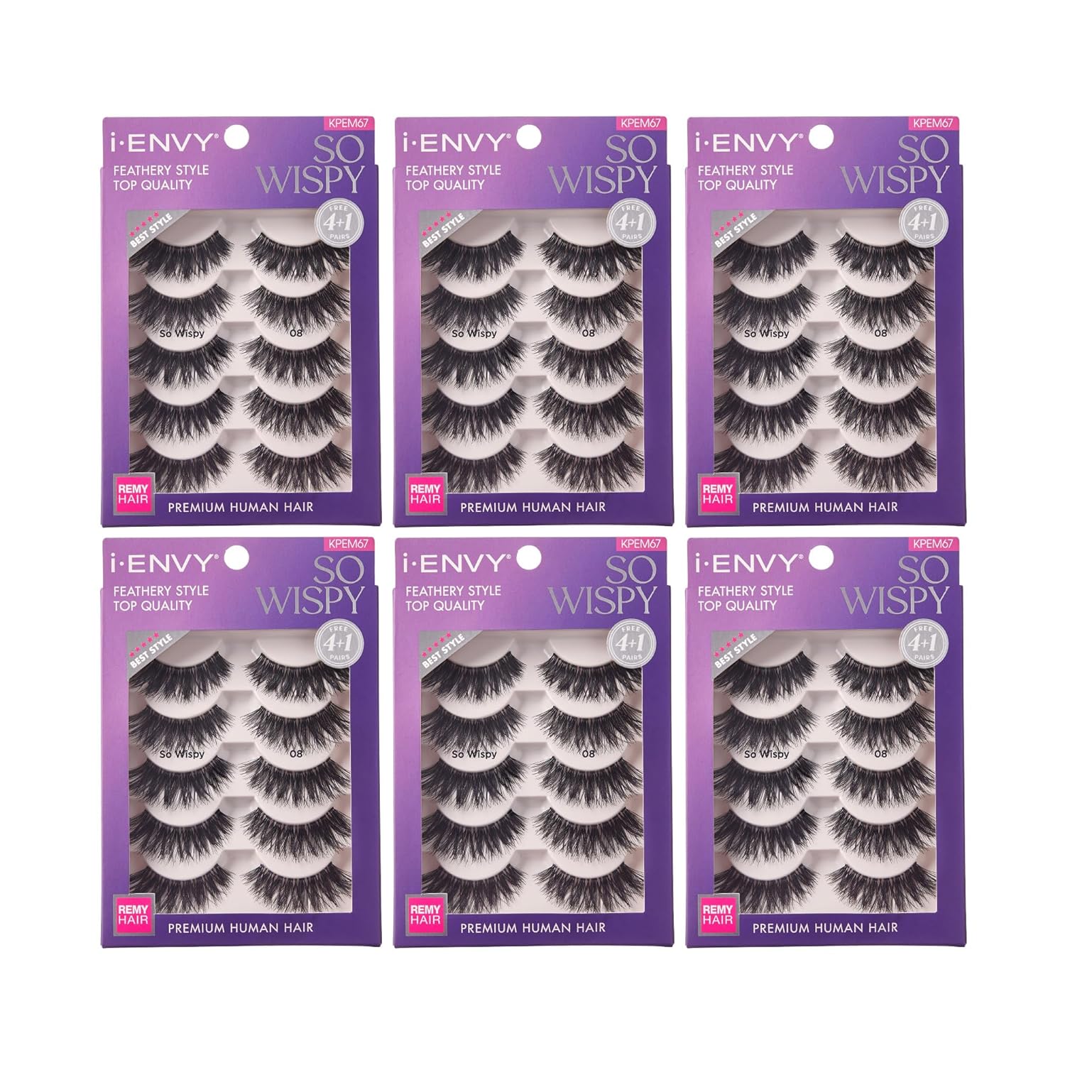 i-ENVY So Wispy Multi Pack Natural Lashes for Stunning Looks