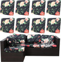 Outdoor Cushion Covers 8Pcs Waterproof Stretch Patio Covers - Durable