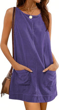 Corduroy Overall Dress A Line Mini Pinafore - Timeless Fall Staple