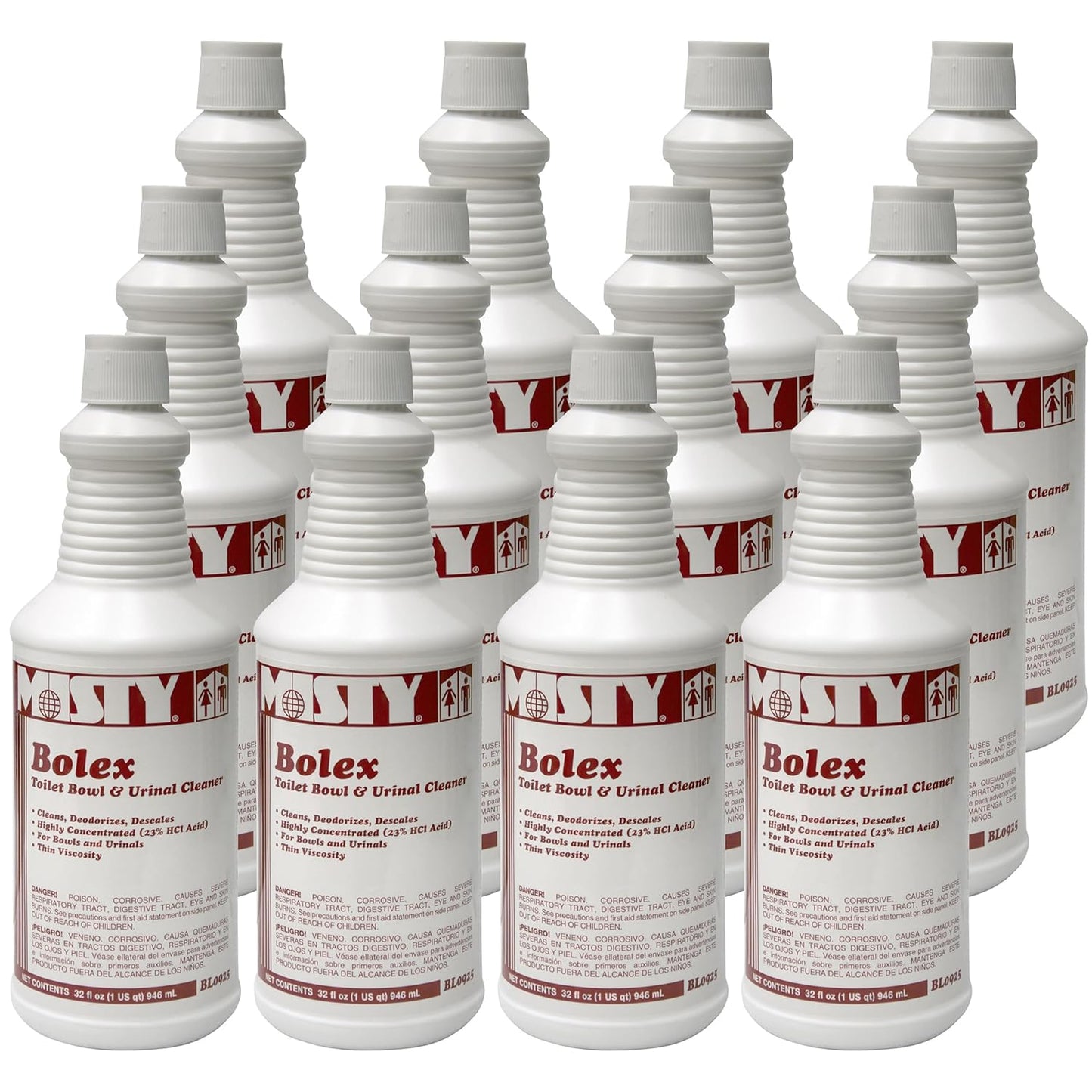 MISTY Bolex Toilet Bowl Cleaner for Pristine Bathrooms 32 oz