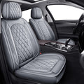 MIROZO Front Car Seat Covers - Waterproof Faux Leather Fit for Most