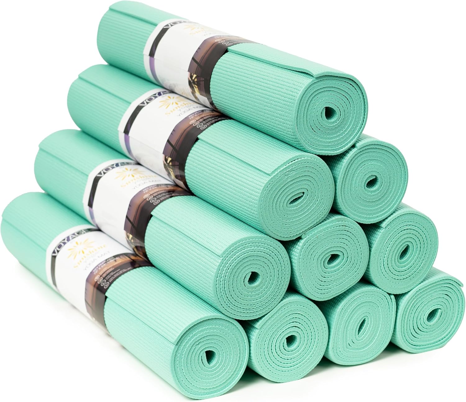 Sunshine Yoga Bulk Mats: Durable Non-Slip 5mm