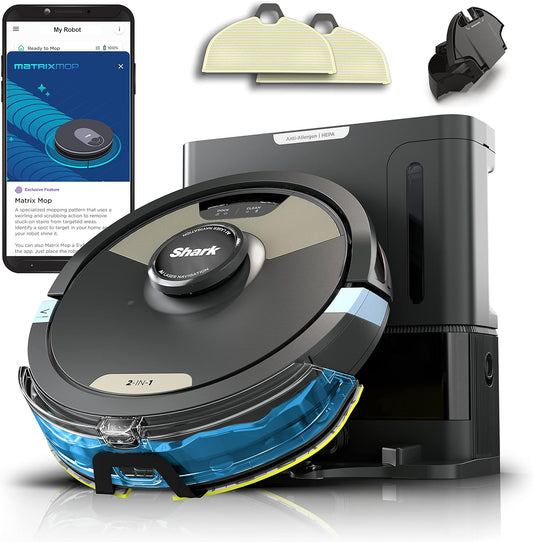 Shark Robot Vacuum & Mop Combo with Powerful Suction and More