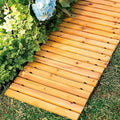 Wooden Rollout Garden Pathway 6 ft x 17 in - Weather-Resistant Cedar