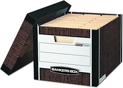 Bankers Box R-KIVE Heavy-Duty Storage Boxes for Secure Filing