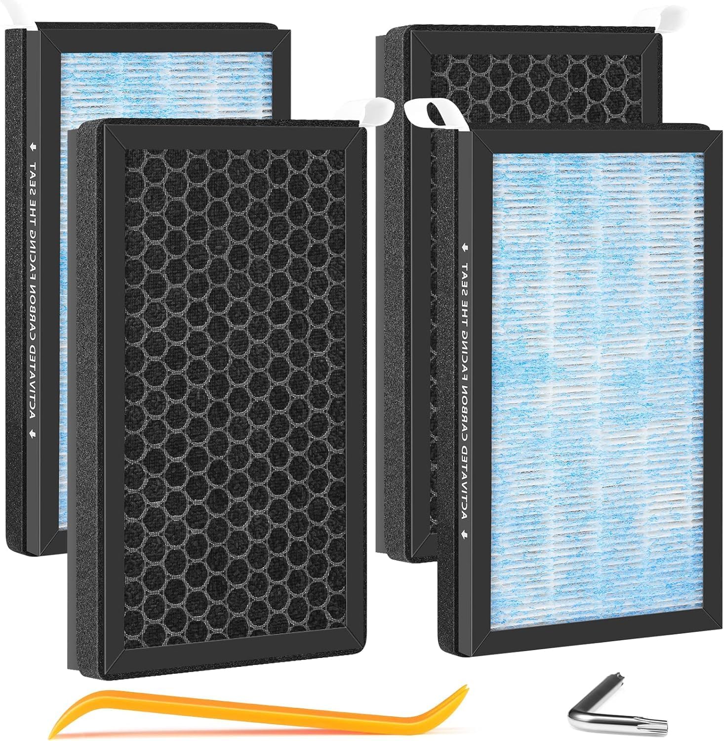 Cabin Air Filter for Tesla Model 3 and Model Y - 4 Pack