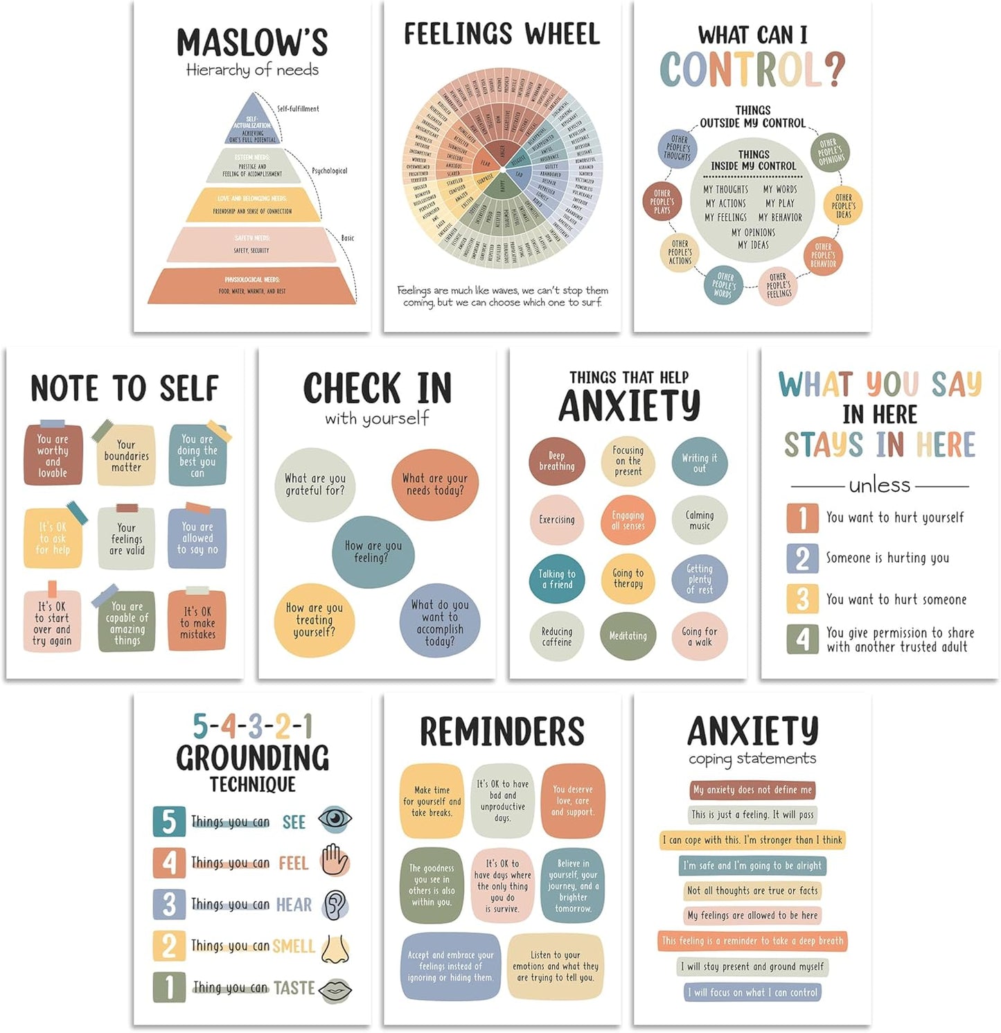 Mental Health Matters Poster Set