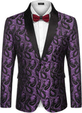 Stylish Floral Tuxedo Jacket for Weddings and Special Events