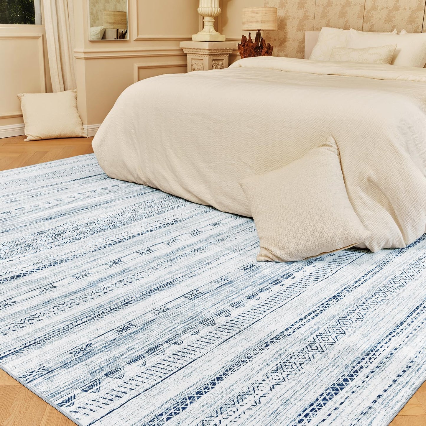 8x10 Area Rugs for Living Room - Ultra Soft Boho Carpet