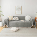 Couch Slipcovers for Sofas Dark Grey - Chenille Pet Protector