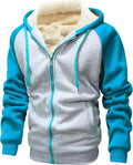 GXAMOY Men's Winter Fleece Hoodie Full Zip Up Sweatshirt - Heavyweight