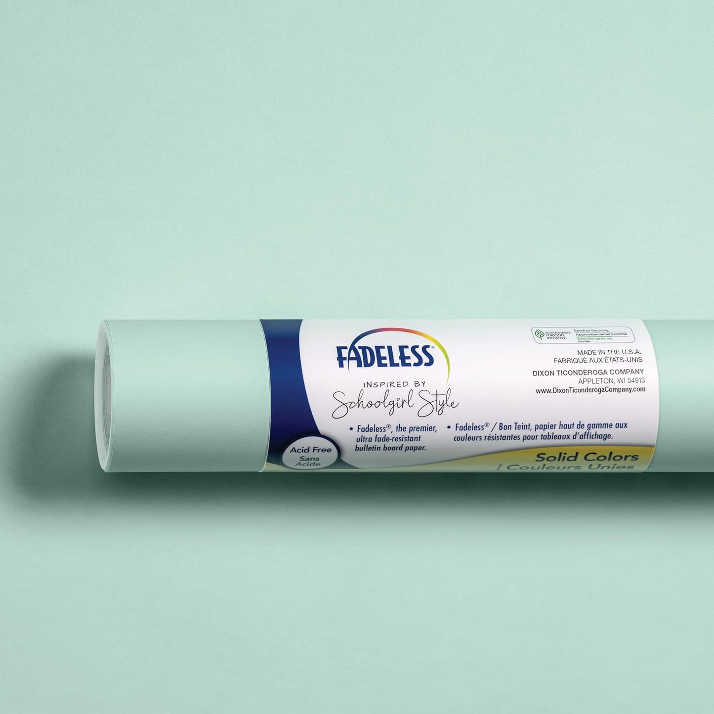 Fadeless Schoolgirl Style Bulletin Board Paper for Creative Displays
