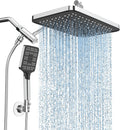 High Pressure Rain Shower Head with Handheld Combo - Adjustable 12in