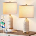 Dimmable Touch Table Lamps Set of 2 with USB Ports for Bedroom