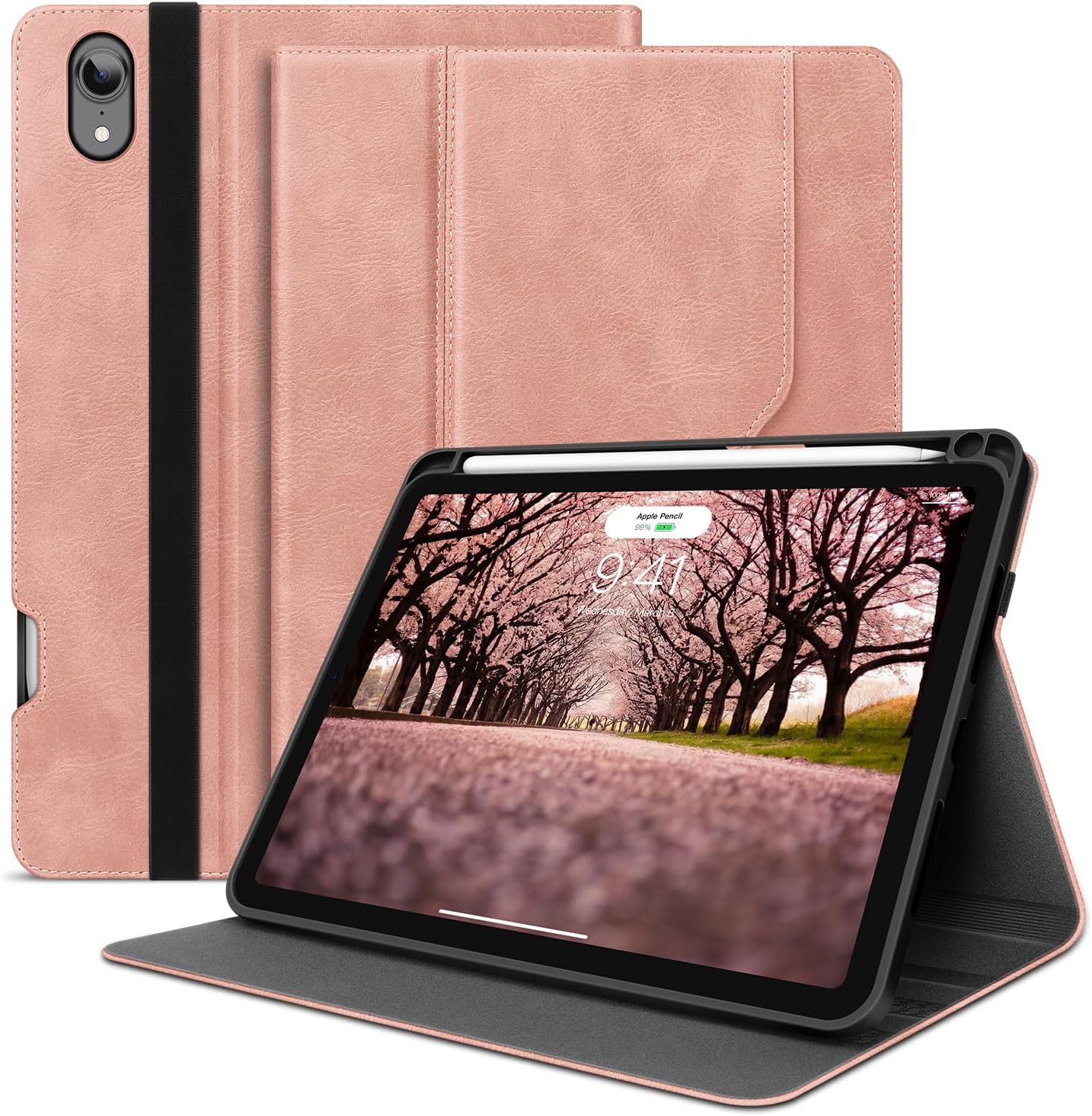 H HOLIMET Case for iPad mini 7 with Pencil Holder and Protection