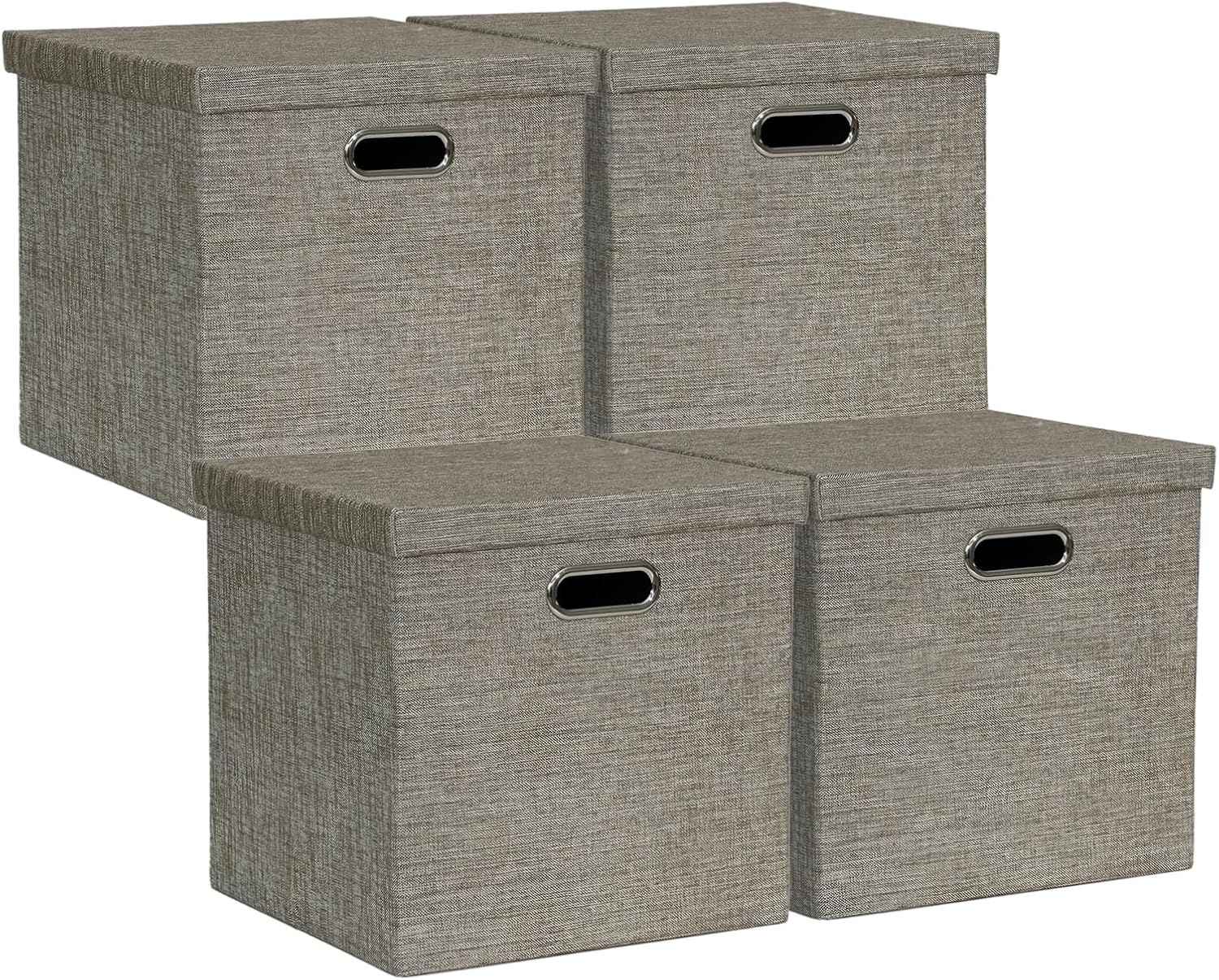 Posprica Storage Bins with Lids - Stylish and Durable Storage Solution