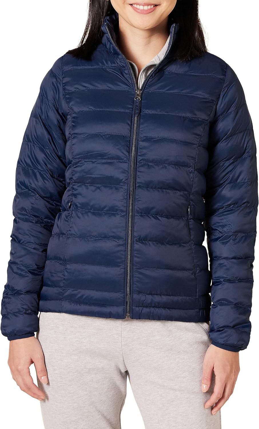 Lightweight Long-Sleeve Water-Resistant Packable Puffer Jacket