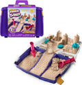 Kinetic Sand Folding Sand Box with 2lbs Play Sand and Molds