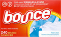 Bounce Dryer Sheets Fabric Softener Fresh Linen - 240 Sheets (Pack