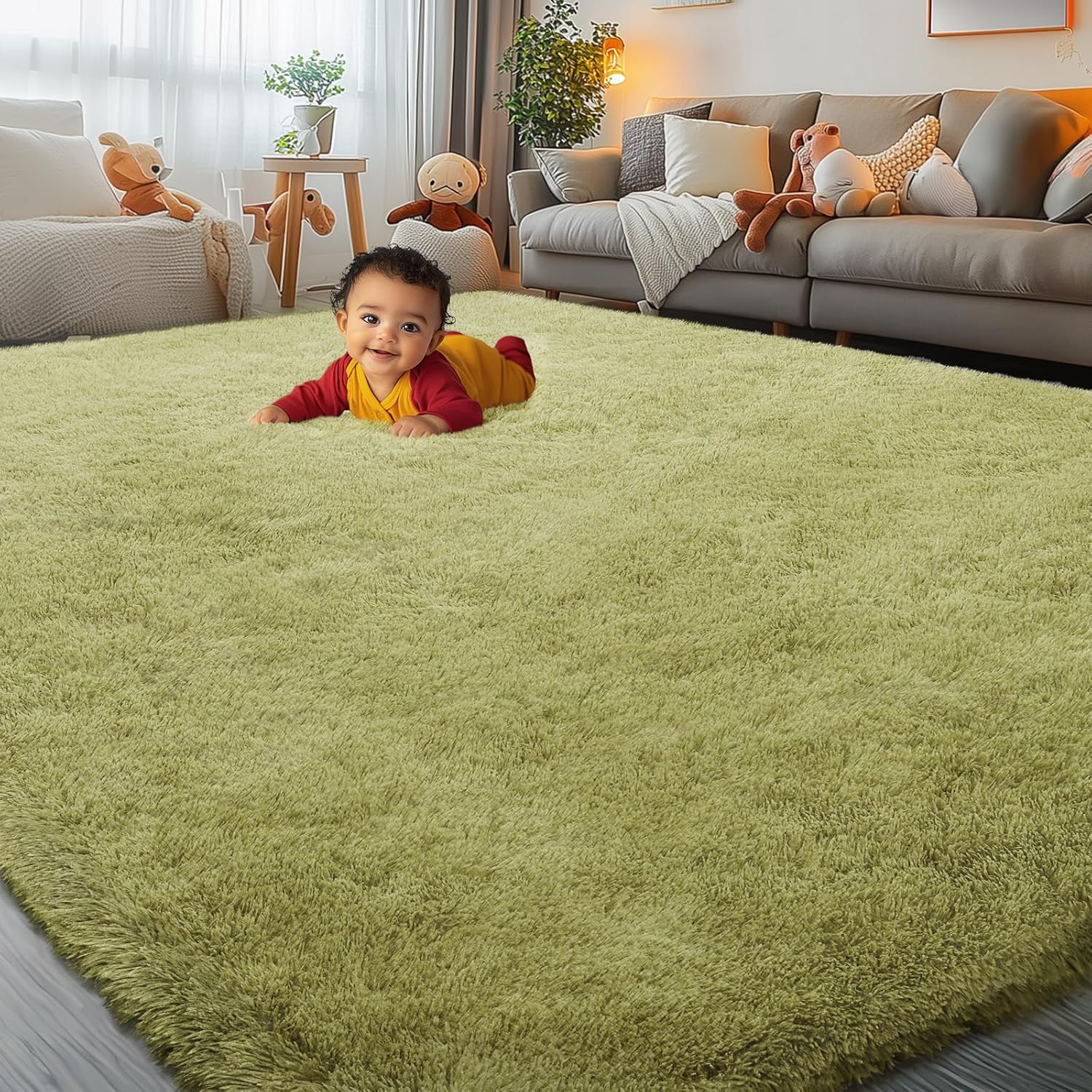 Ultra Soft Fluffy Rugs for Living Room and Bedroom Decor