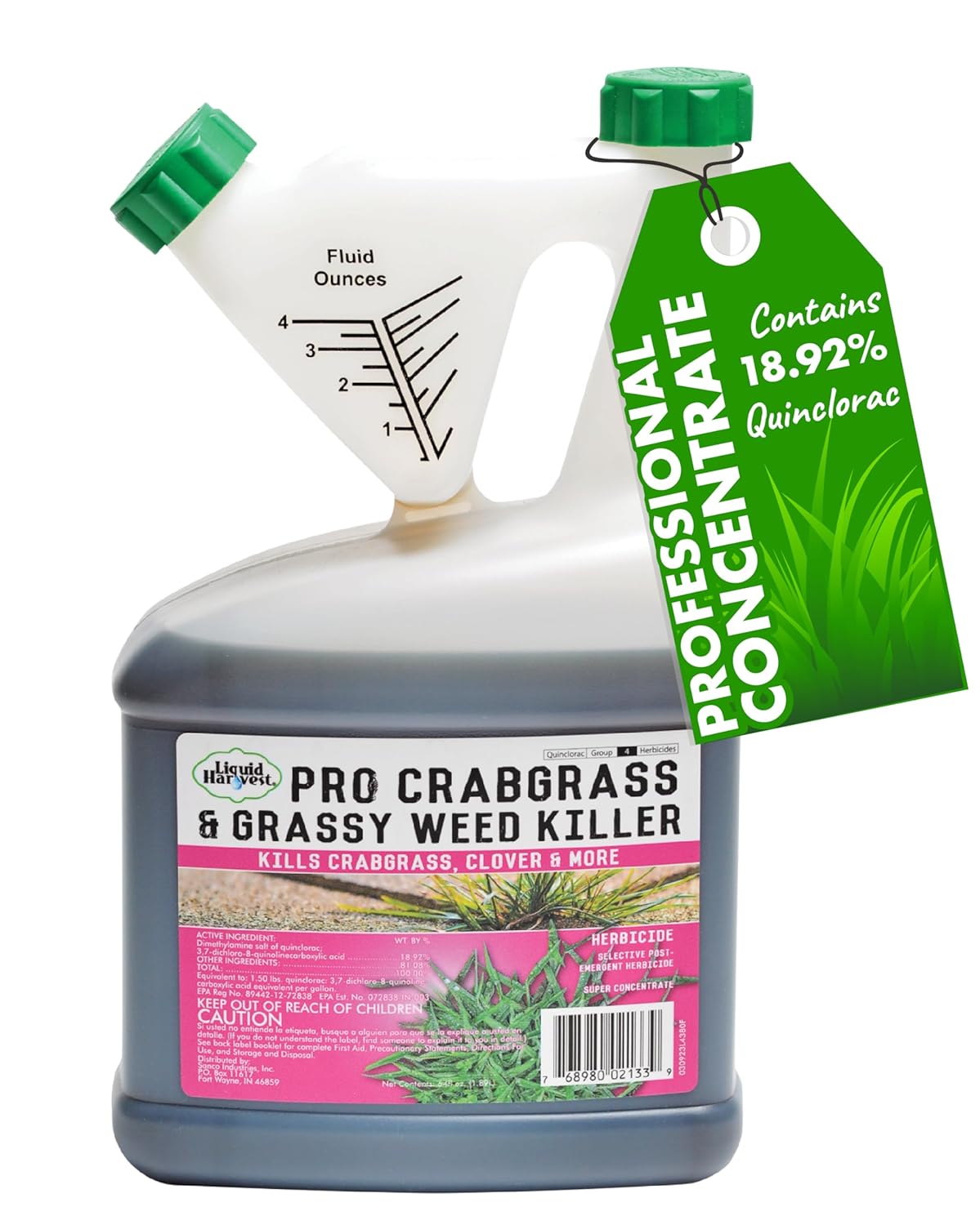 Pro Crabgrass & Grassy Weed Killer with 18.92% Quinclorac