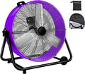 Industrial Fan 24 in Drum High Velocity - Powerful 8800 CFM