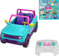 Barbie Hot Wheels RC SUV - Remote-Control Pink SUV for 2 Dolls