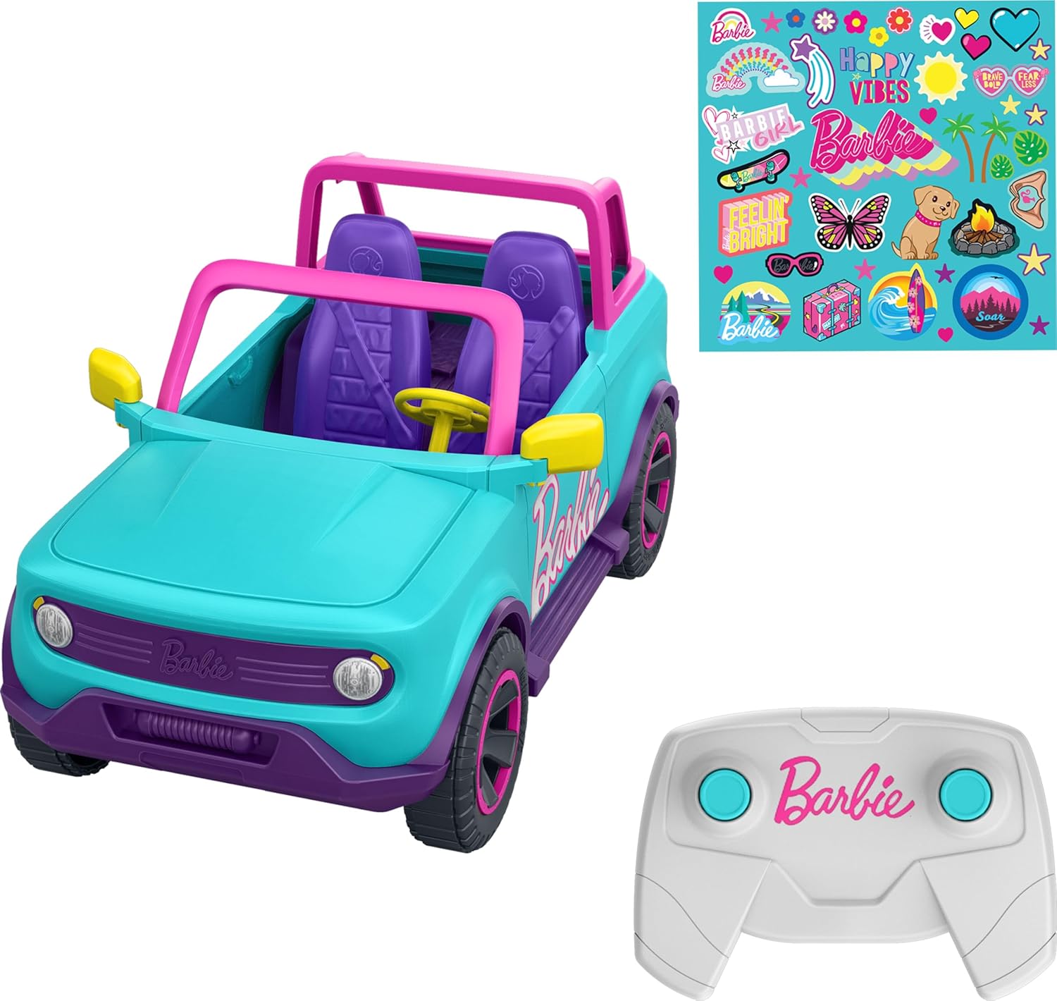 Barbie Hot Wheels RC SUV for Epic Adventures with Dolls