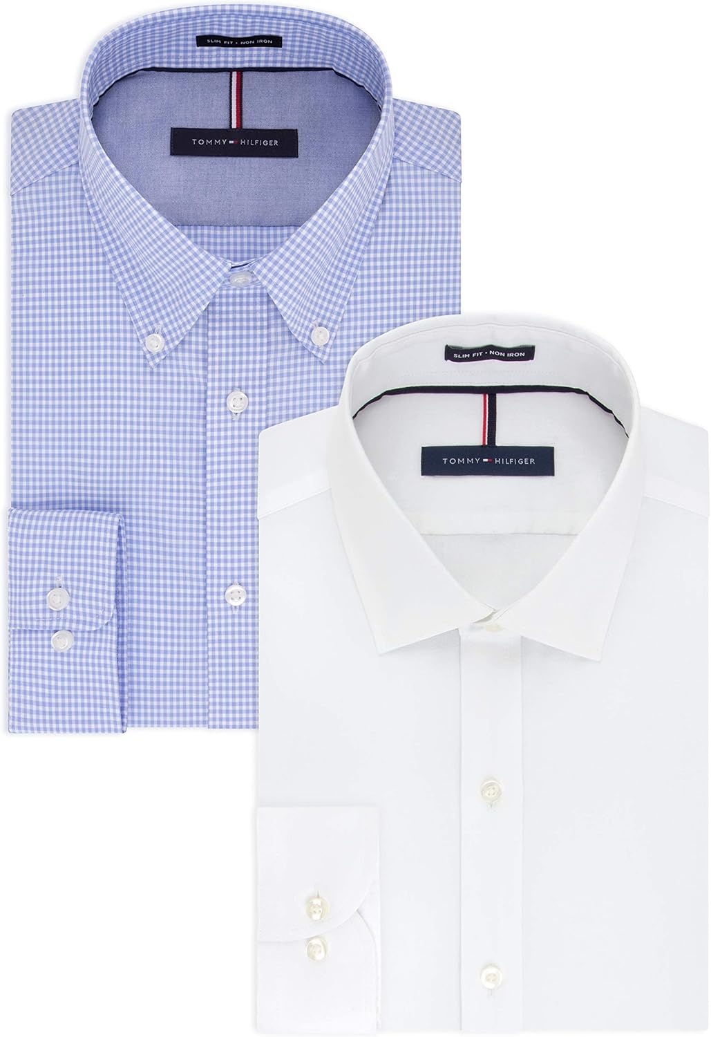 Tommy Hilfiger Men's Slim Fit Non Iron Solid Dress Shirt Review