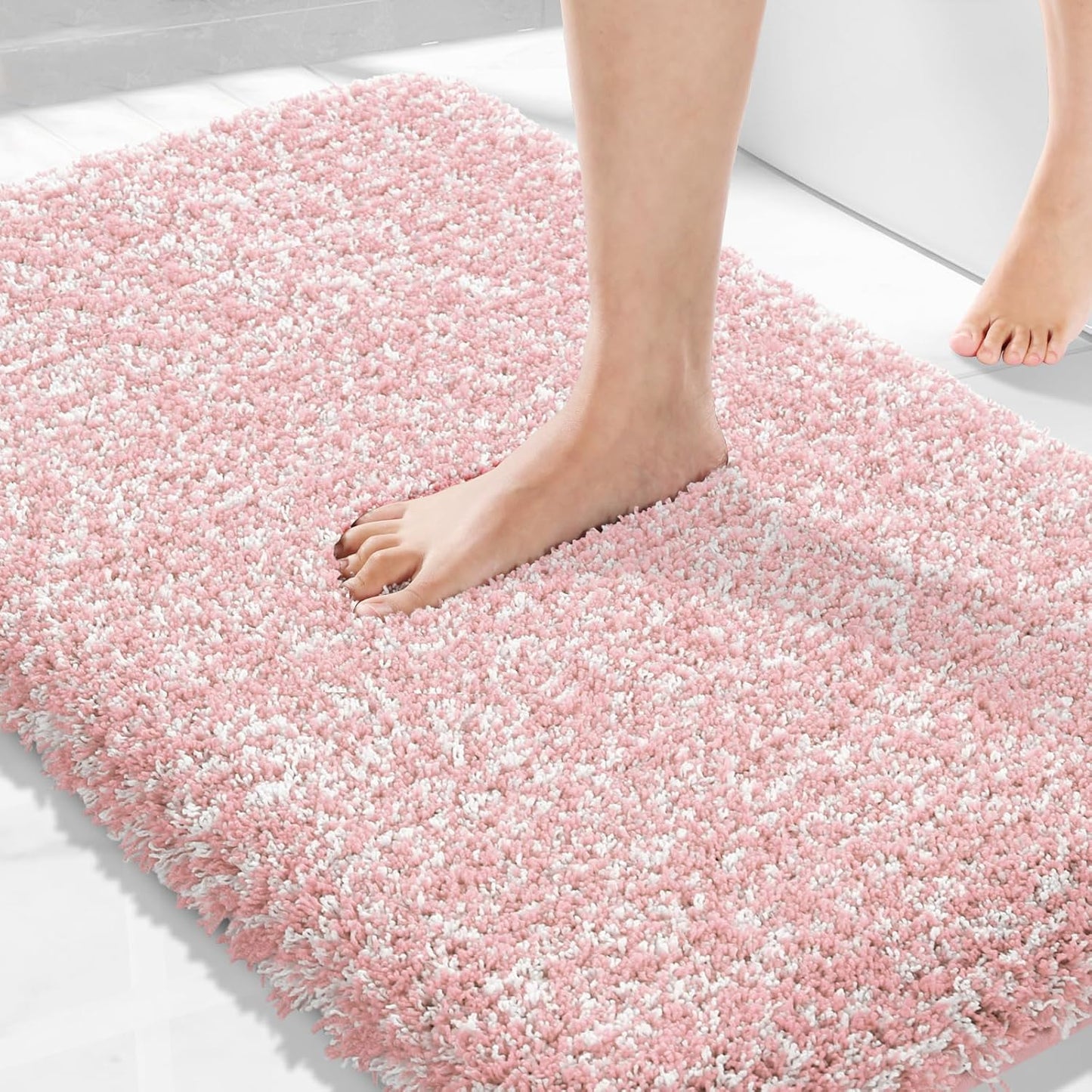 Yimobra Bathroom Rugs Non Slip Washable Ultra Soft Plush Mat