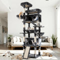 Tall Cat Tree Tower Large 80in Extra Giant Cat Condo - Stable for Big