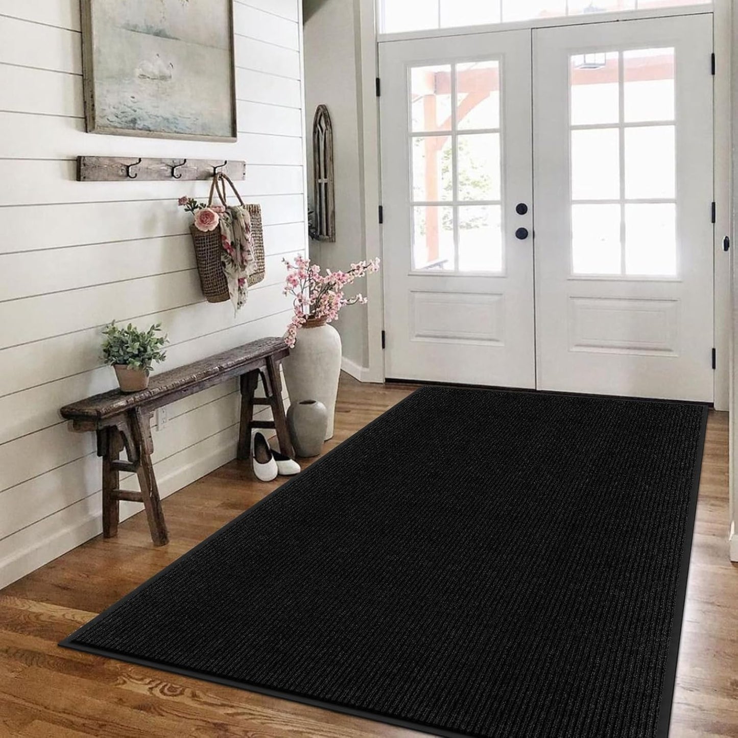 Heavy Duty Front Door Mat for Outdoor and Indoor Entryways