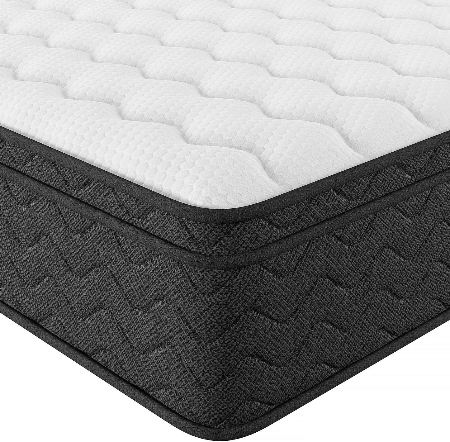 Queen Mattress 12 Inch Hybrid Memory Foam for Medium Firm Support
