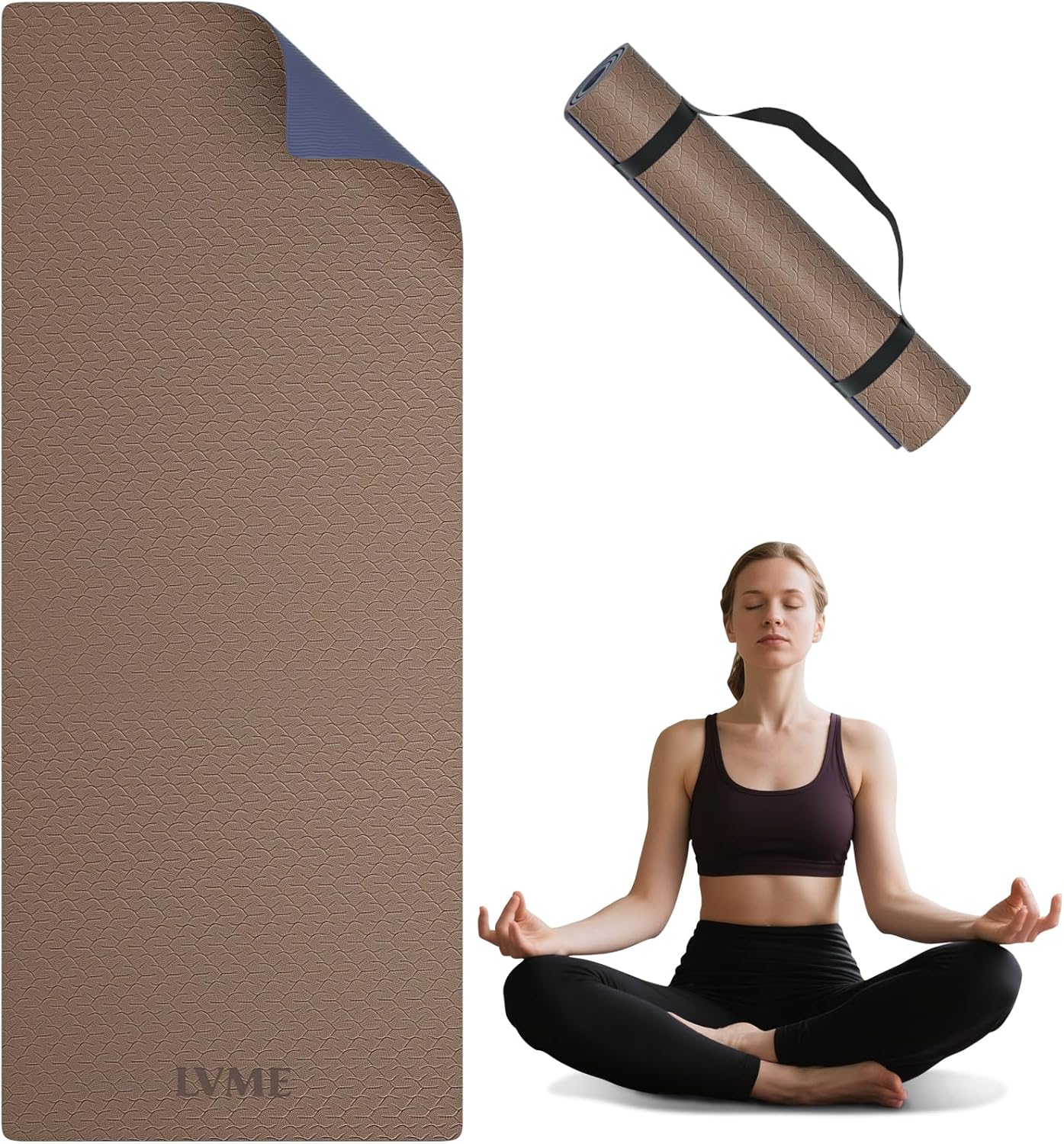 Non Slip Yoga Mat for All Levels - Stylish & Durable Design