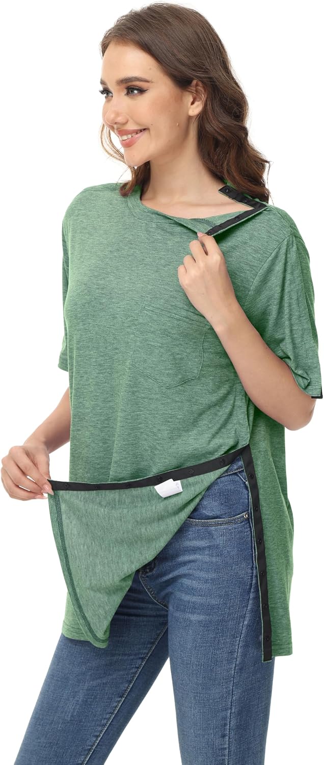 Unisex Post Shoulder Surgery Shirts for Recovery and Comfort