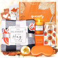 Fall Gifts for Women Pumpkin Cup Gift Set - Cozy Halloween Basket