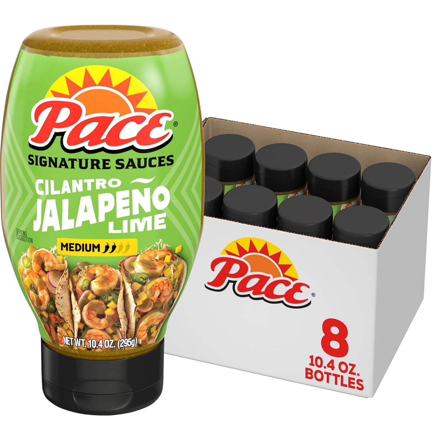 Pace Cilantro Jalapeno Lime Sauce - Flavorful 8 Pack