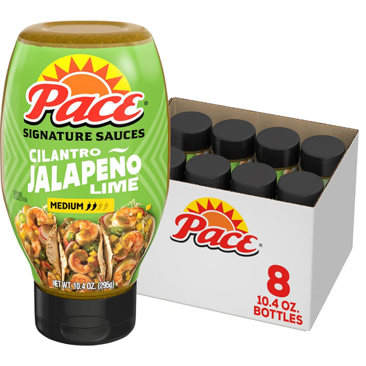 Pace Cilantro Jalapeno Lime Sauce - Flavorful 8 Pack