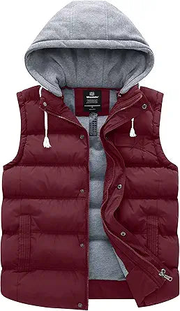 Wantdo Women's Quilted Puffer Vest for Warm Winter Wear