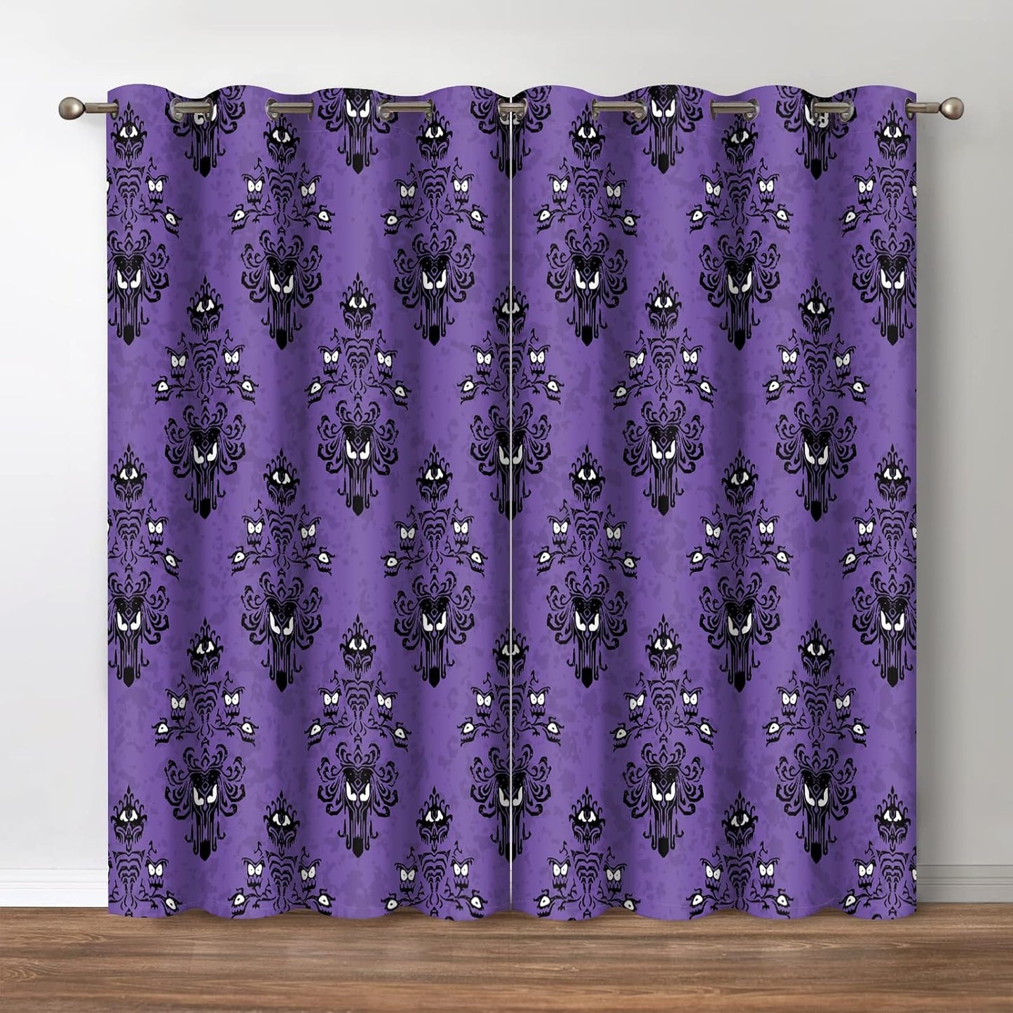 Jekeno Halloween Blackout Curtains for Haunted House Decor