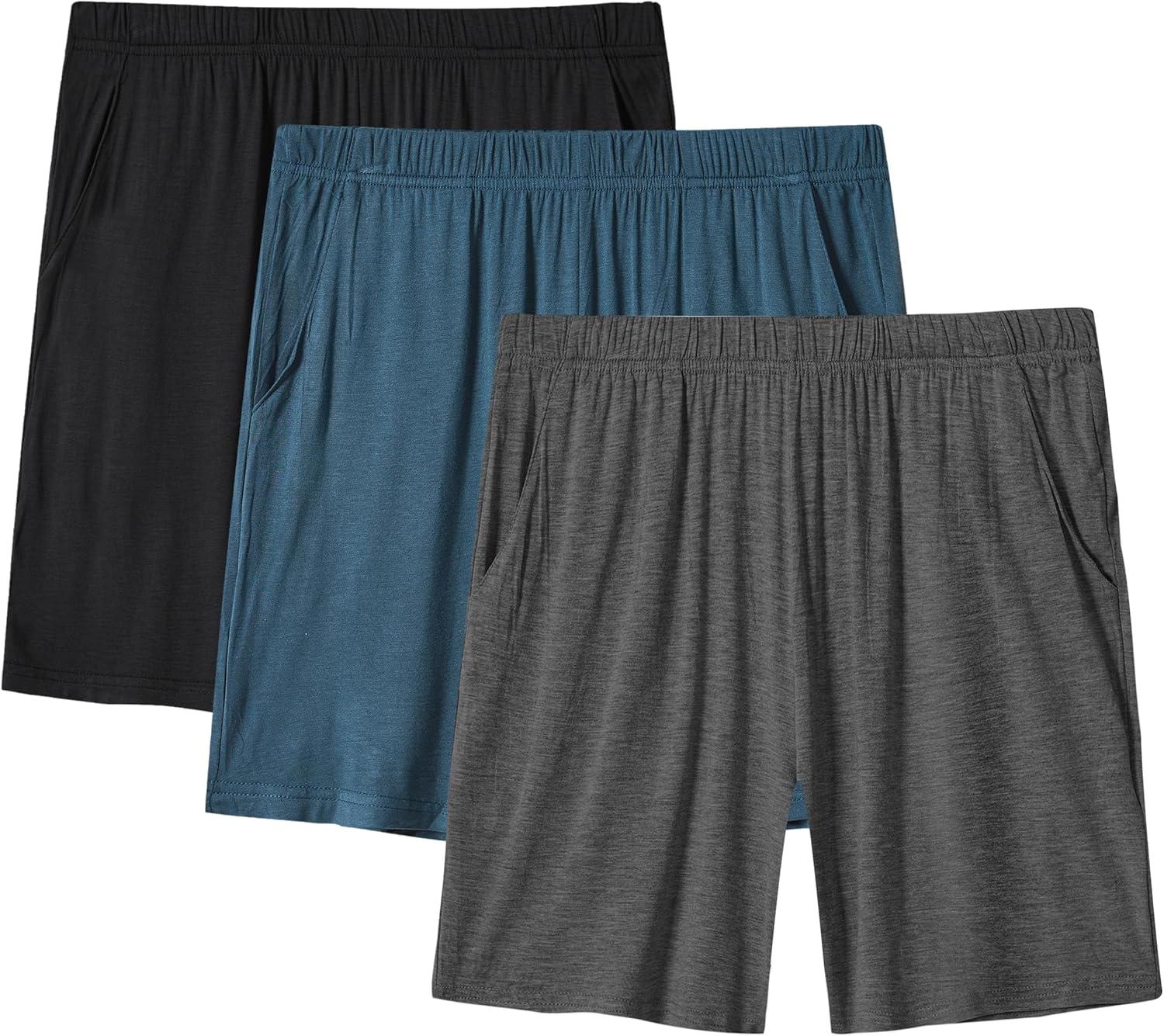 JINSHI Womens Pajama Shorts Lightweight Comfortable with Pockets